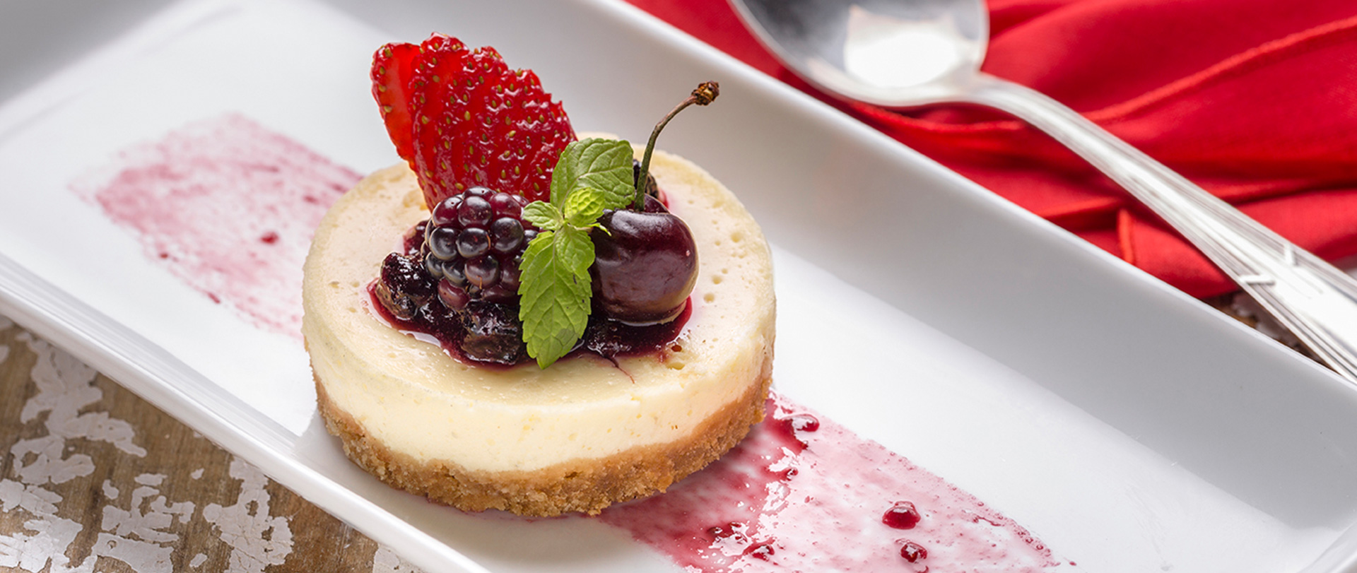 Cheesecake de frutas vermelhas