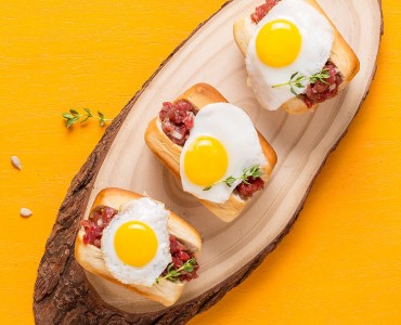 Nutrellinhas com Tartar de filé